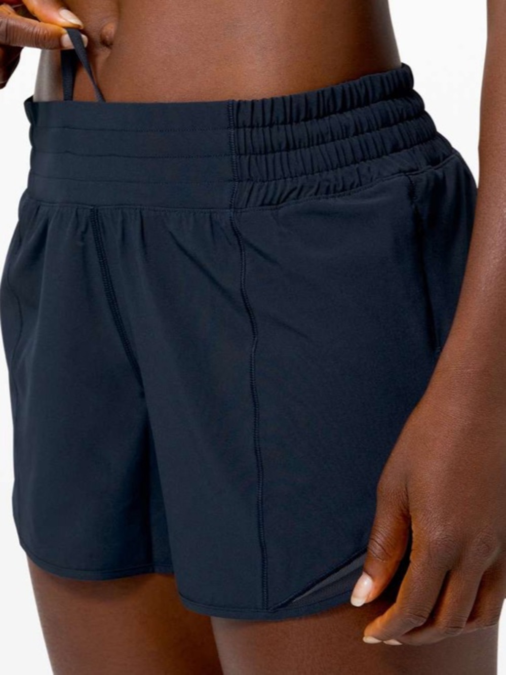 Lululemon Hotty Hot Shorts High-Rise True Navy 3inch Inseam Women’s SZ 0 W7AYXT